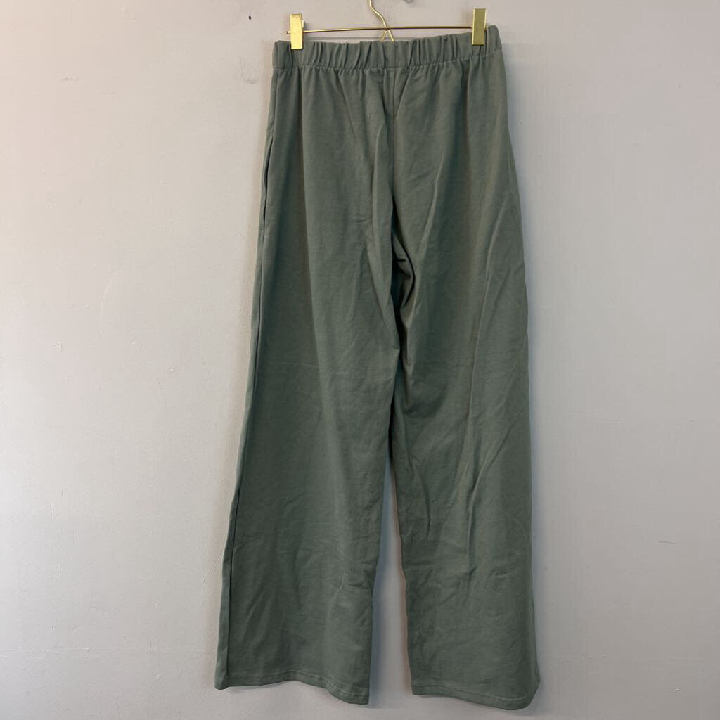 Forever 21 Green High Waisted Cotton Pants Small