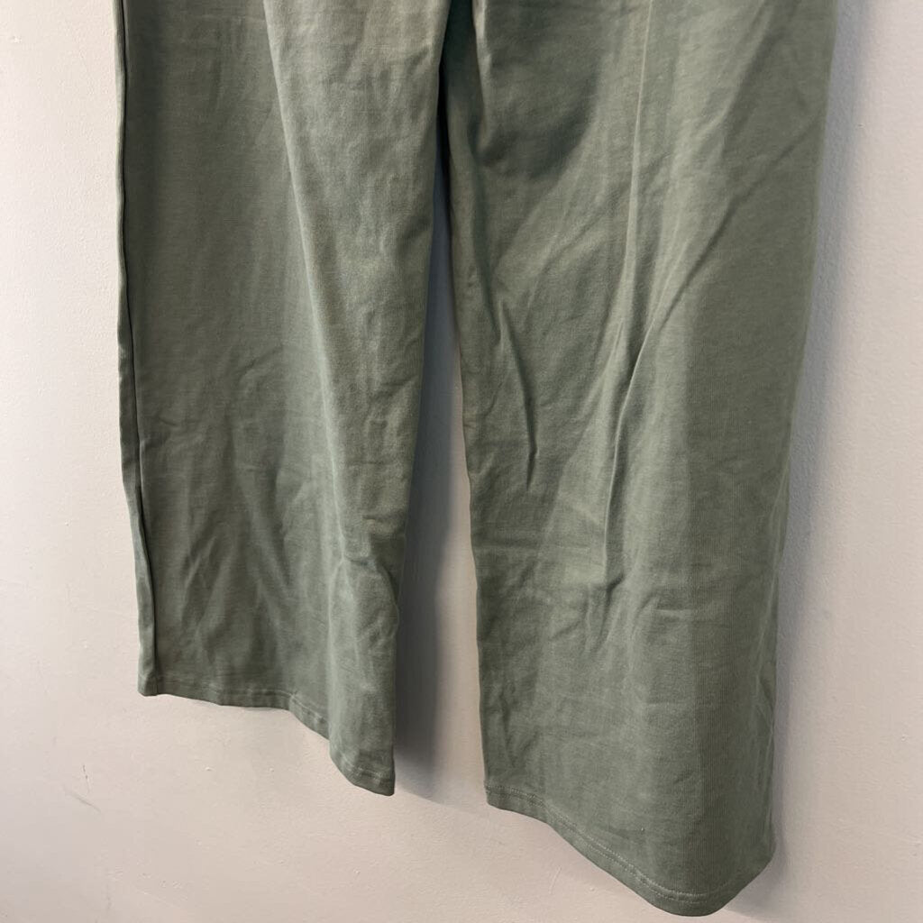 Forever 21 Green High Waisted Cotton Pants Small