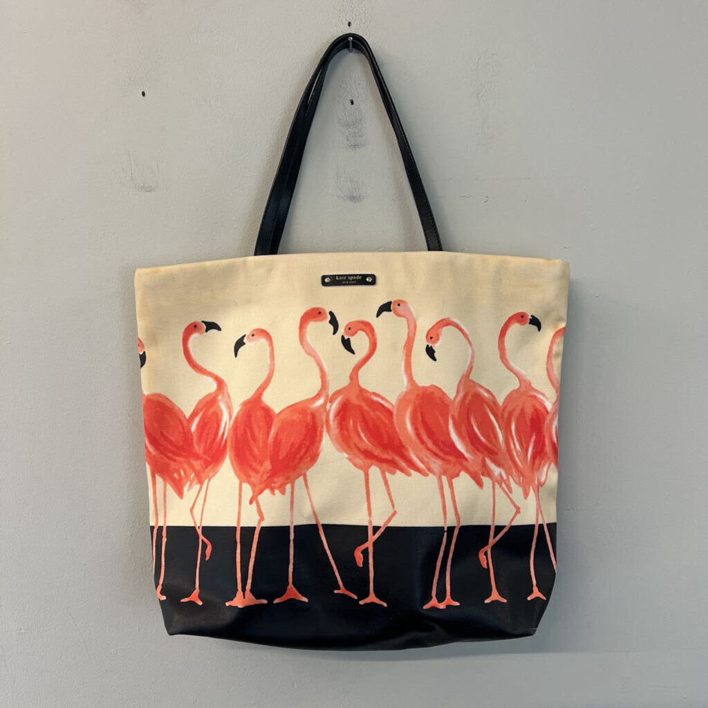 Kate Spade Take A Walk On The Wild Side Flamingo Purse