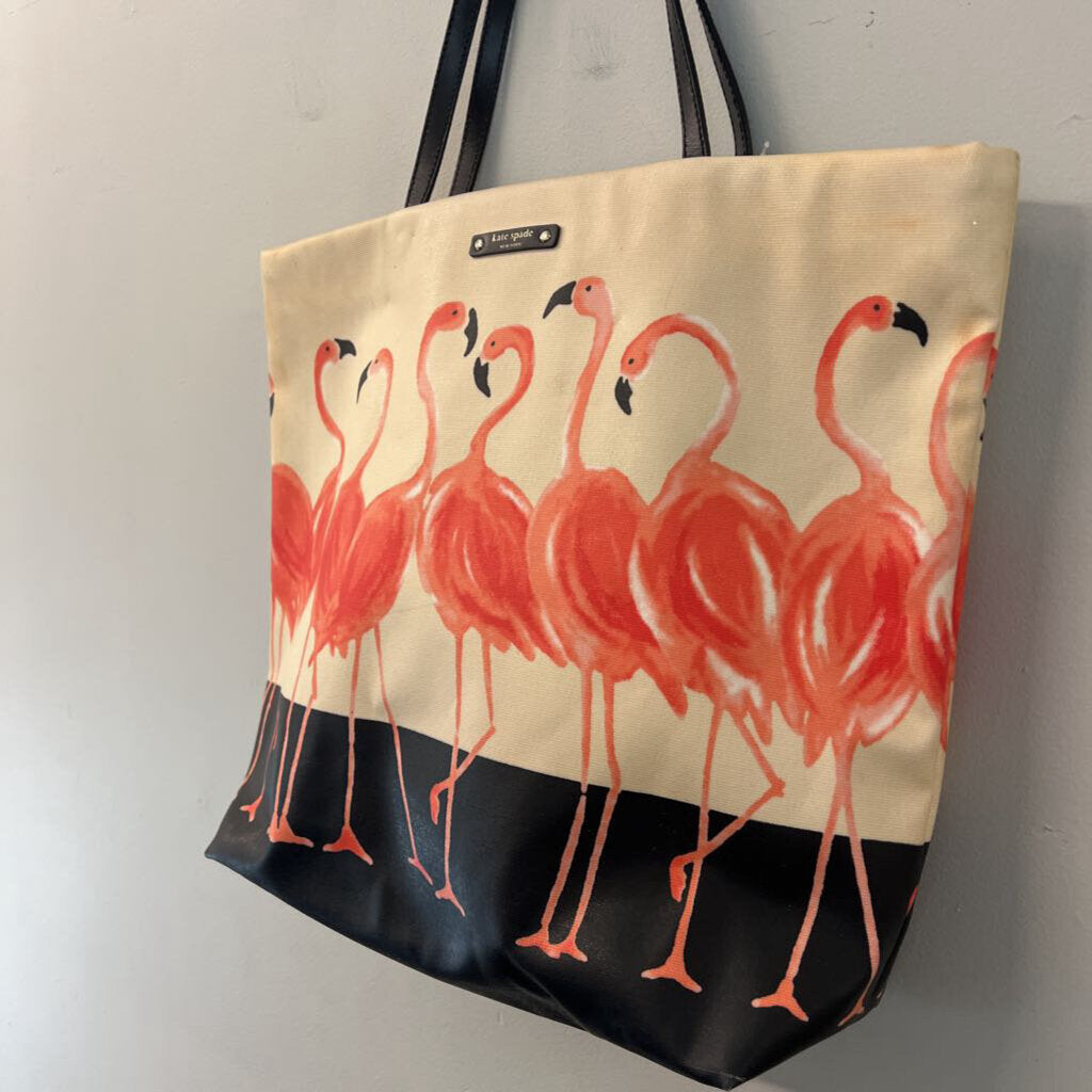 Kate Spade Take A Walk On The Wild Side Flamingo Purse