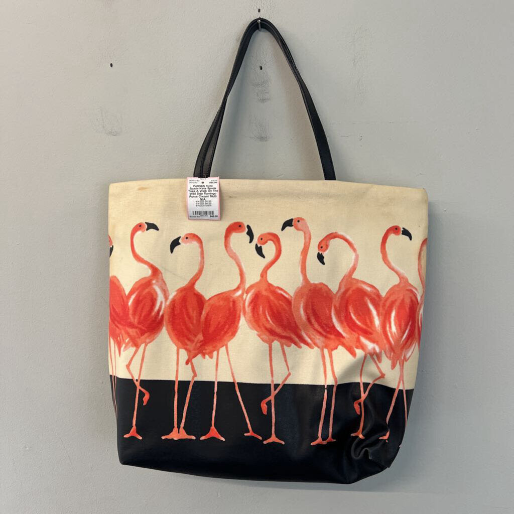 Kate Spade Take A Walk On The Wild Side Flamingo Purse