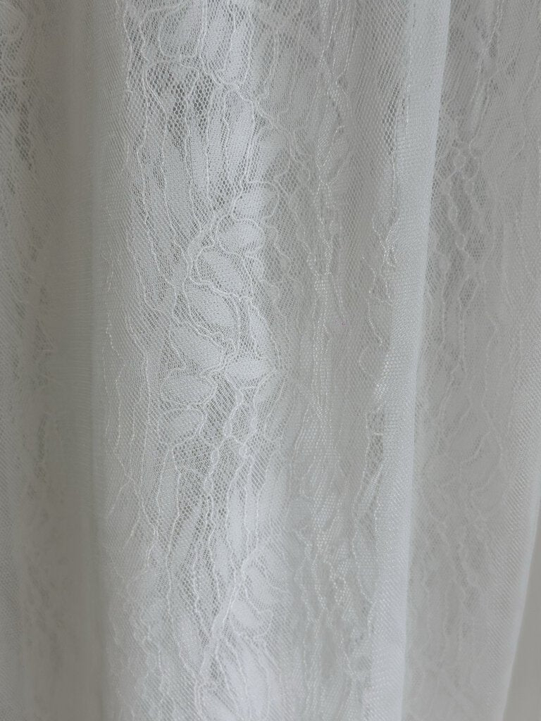 Lulus Ivory Tulle/Lace Strapless A-Line Bridal Gown XL