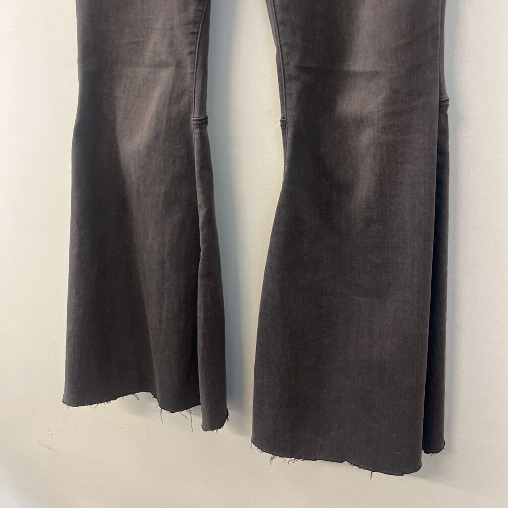 We The Free Black Denim Flare Leg Pants 30