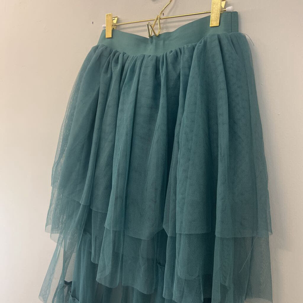 Sincerely Jules Green Tulle High Low Skirt Large