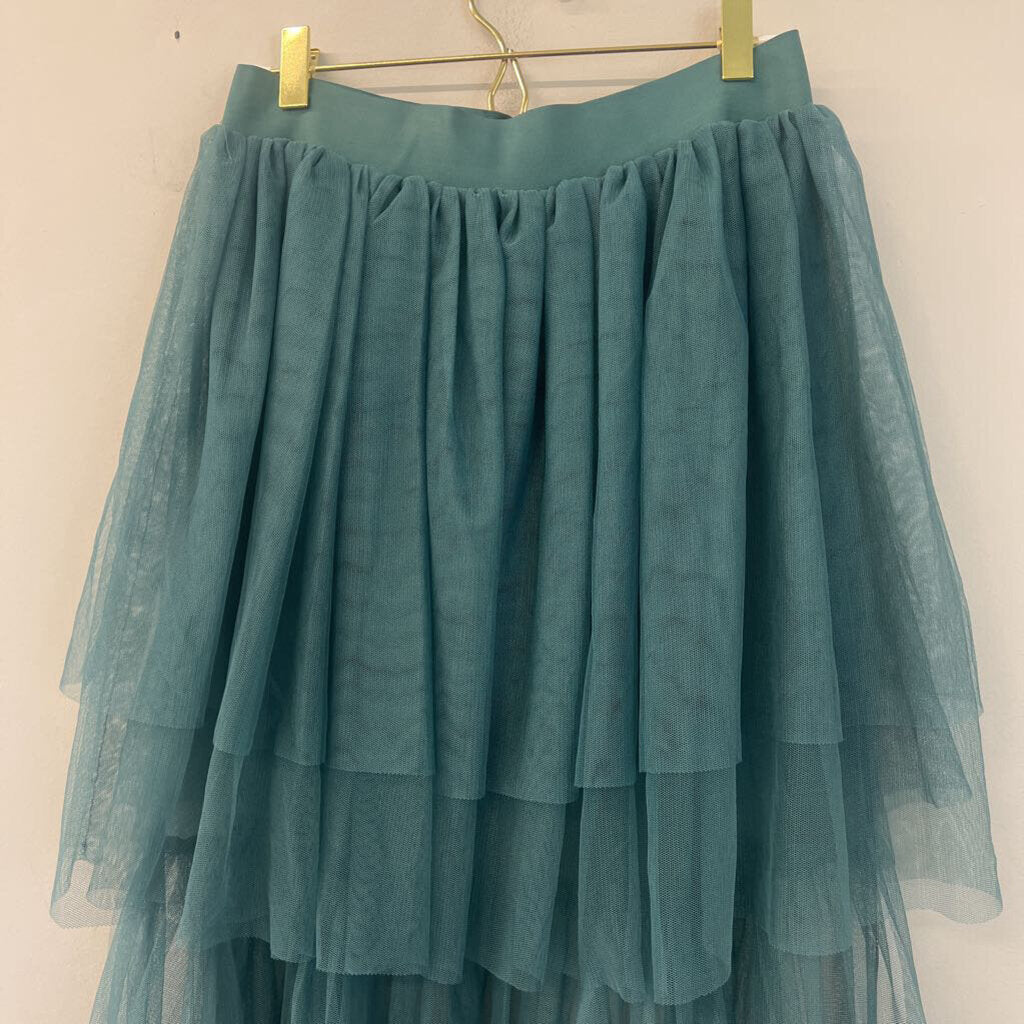 Sincerely Jules Green Tulle High Low Skirt Large