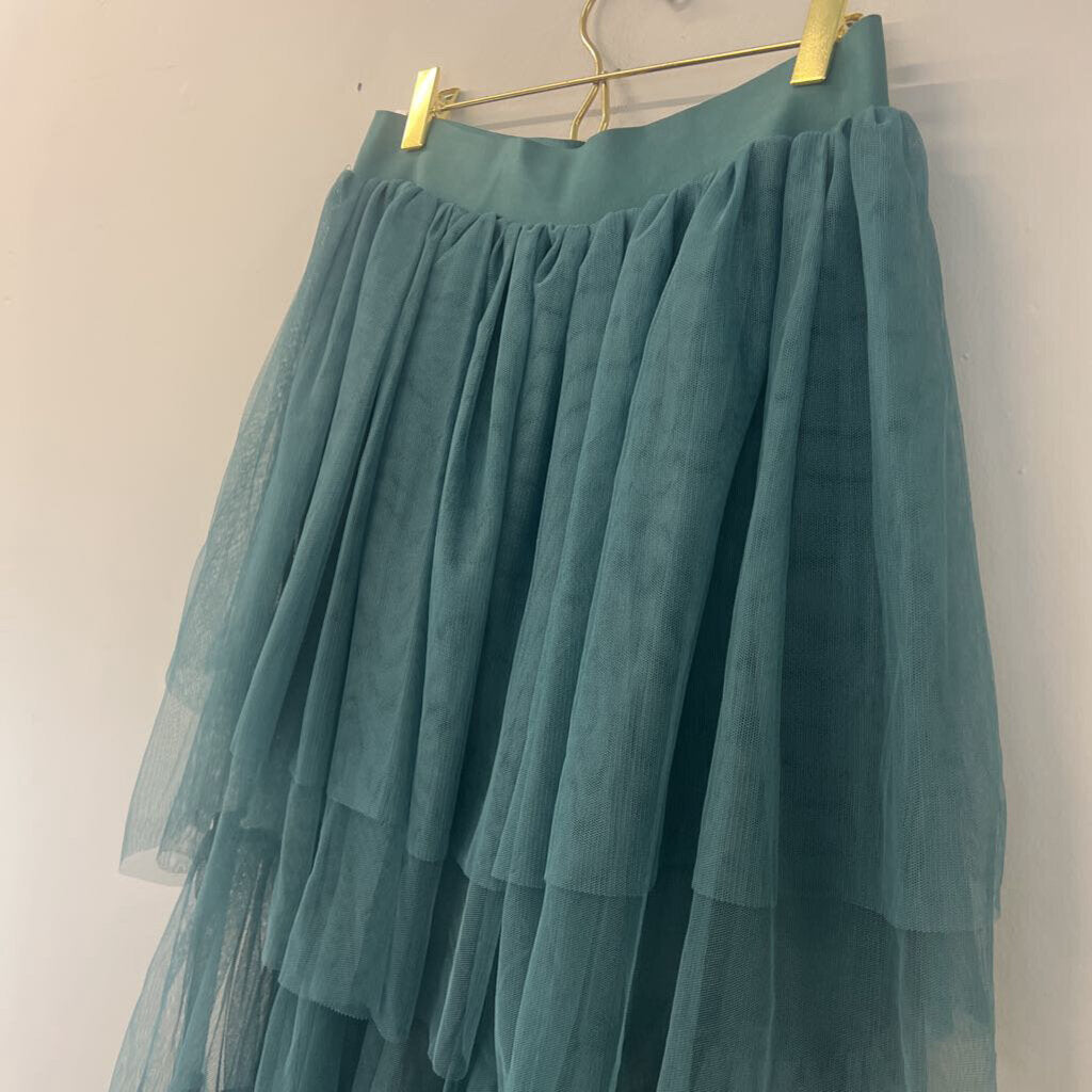 Sincerely Jules Green Tulle High Low Skirt Large