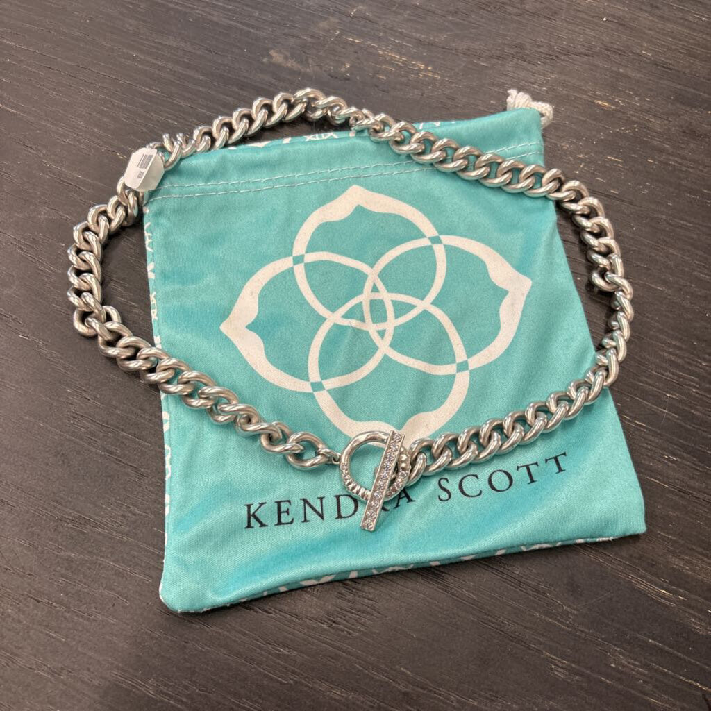 Kendra Scott Silver Heavy Chain Necklace