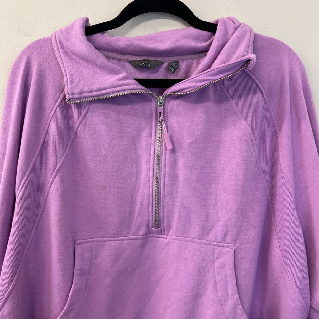 Danskin Purple Half Zip Pullover Extra Large