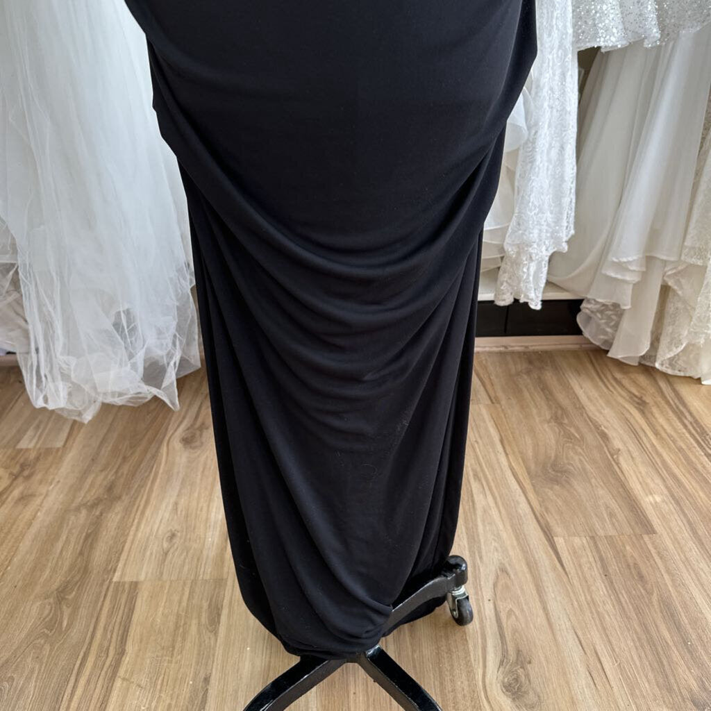 Calvin Klein Black Ruched Sequin 12