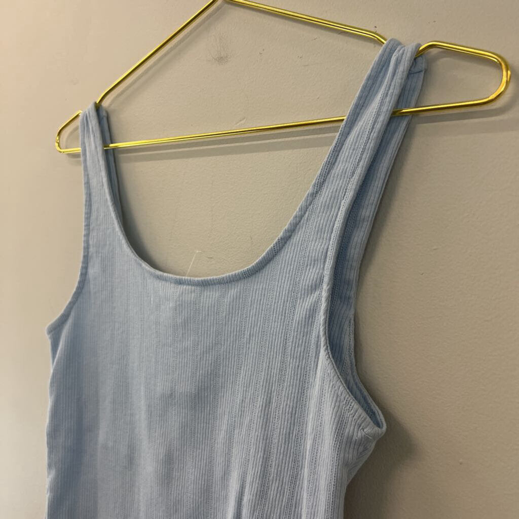 Aeropostale Blue Pleated Top Tank Top Medium