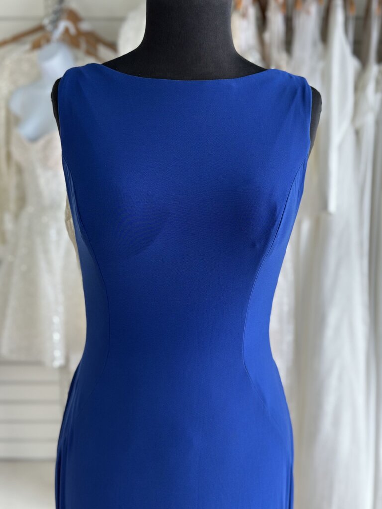 Jovani High Neck Jersey Long Dress 8