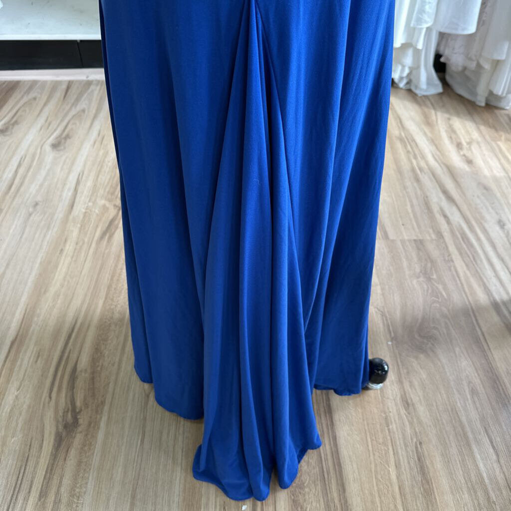 Jovani High Neck Jersey Long Dress 8