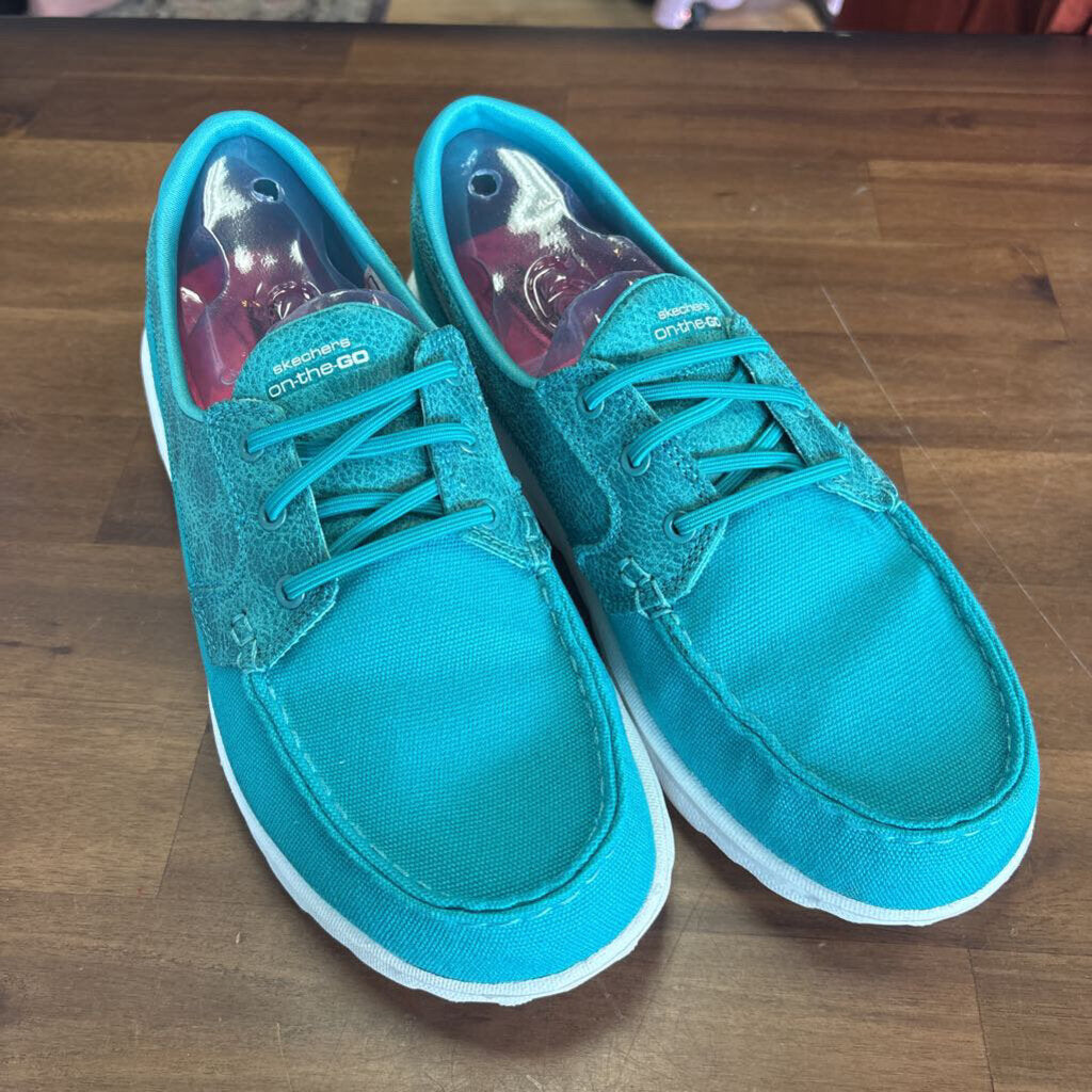 Skechers On The Go Turquoise Go Walk Seaside Shoes 9