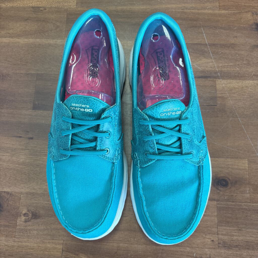 Skechers On The Go Turquoise Go Walk Seaside Shoes 9