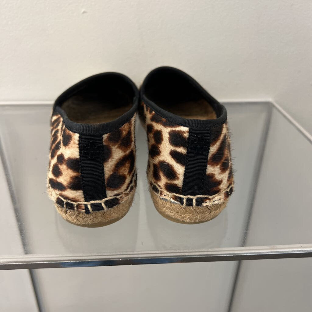 Tory Burch Leopard Print Slip On Espadrilles 5