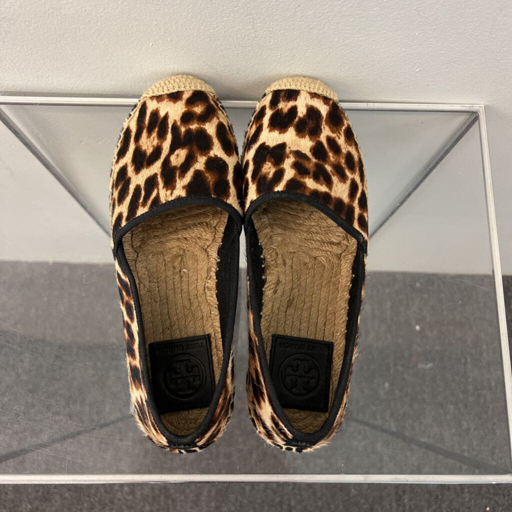 Tory Burch Leopard Print Slip On Espadrilles 5