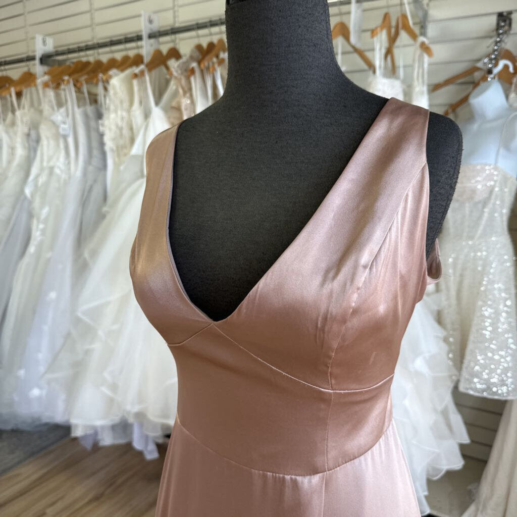 Galina Signature Silky V-Neck Long Formal 14