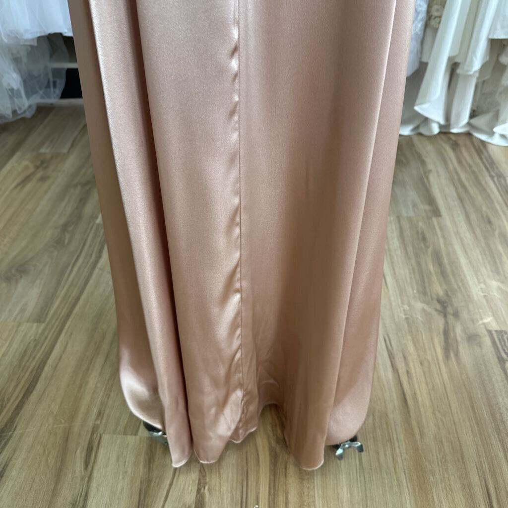 Galina Signature Silky V-Neck Long Formal 14