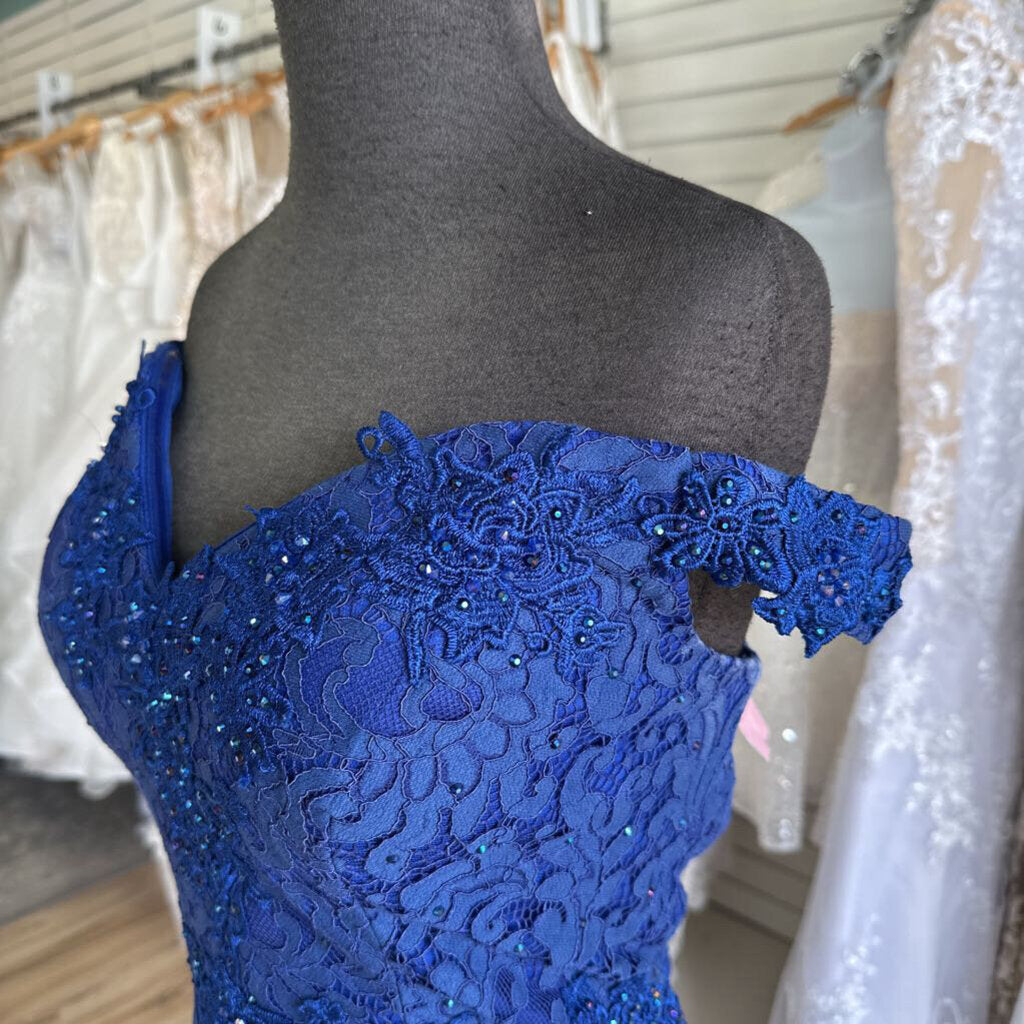 Dave & Johnny Beaded Lace Fitted Dress 13/14