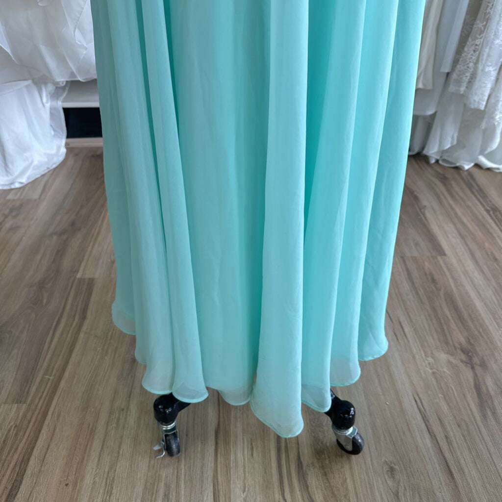 Clarisse Strapless Lace Top Long Dress 9/10