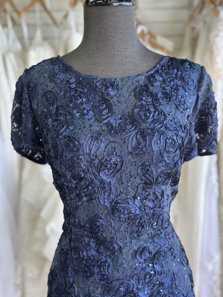 Alex Evenings Short Sleeve Lace Dress 16