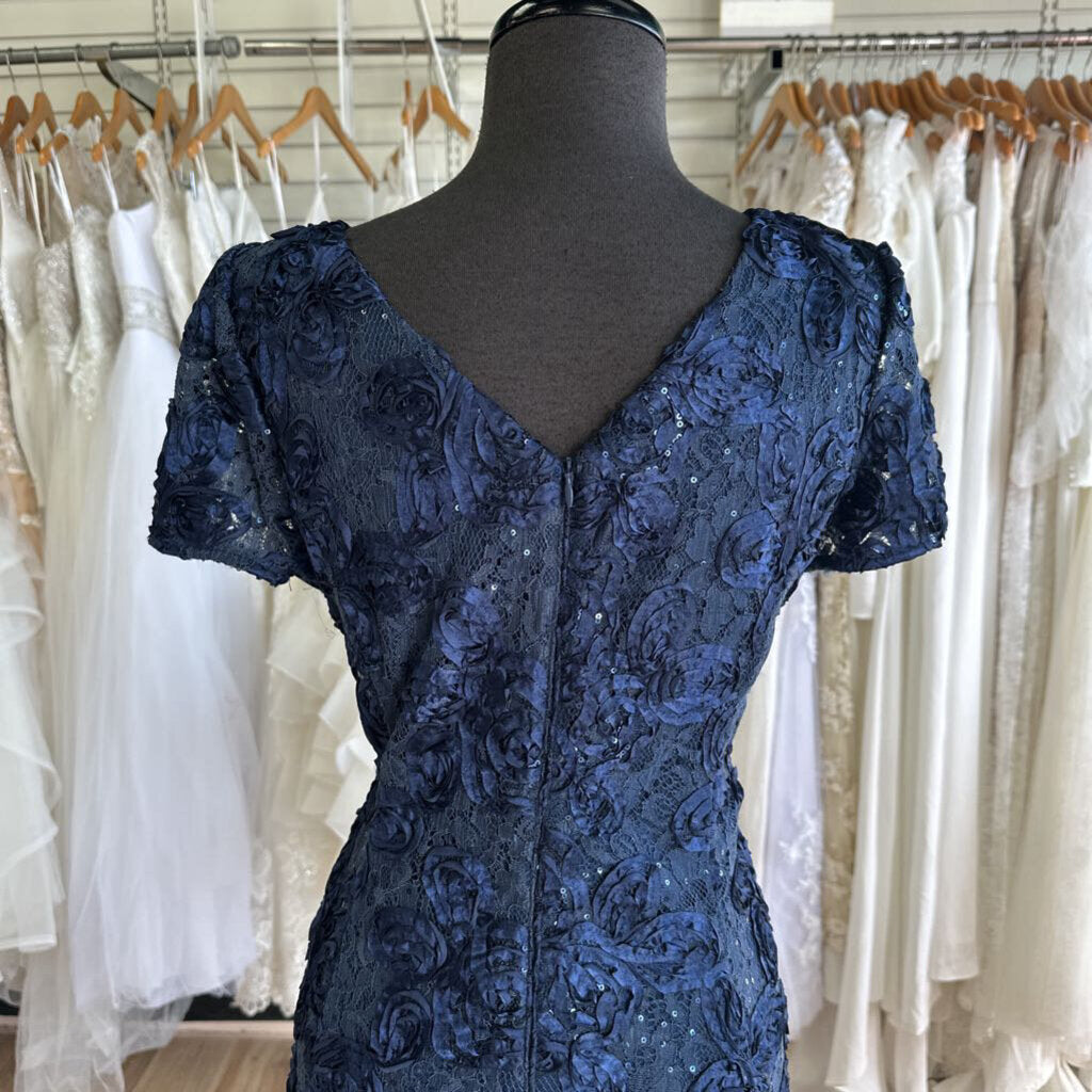 Alex Evenings Short Sleeve Lace Dress 16