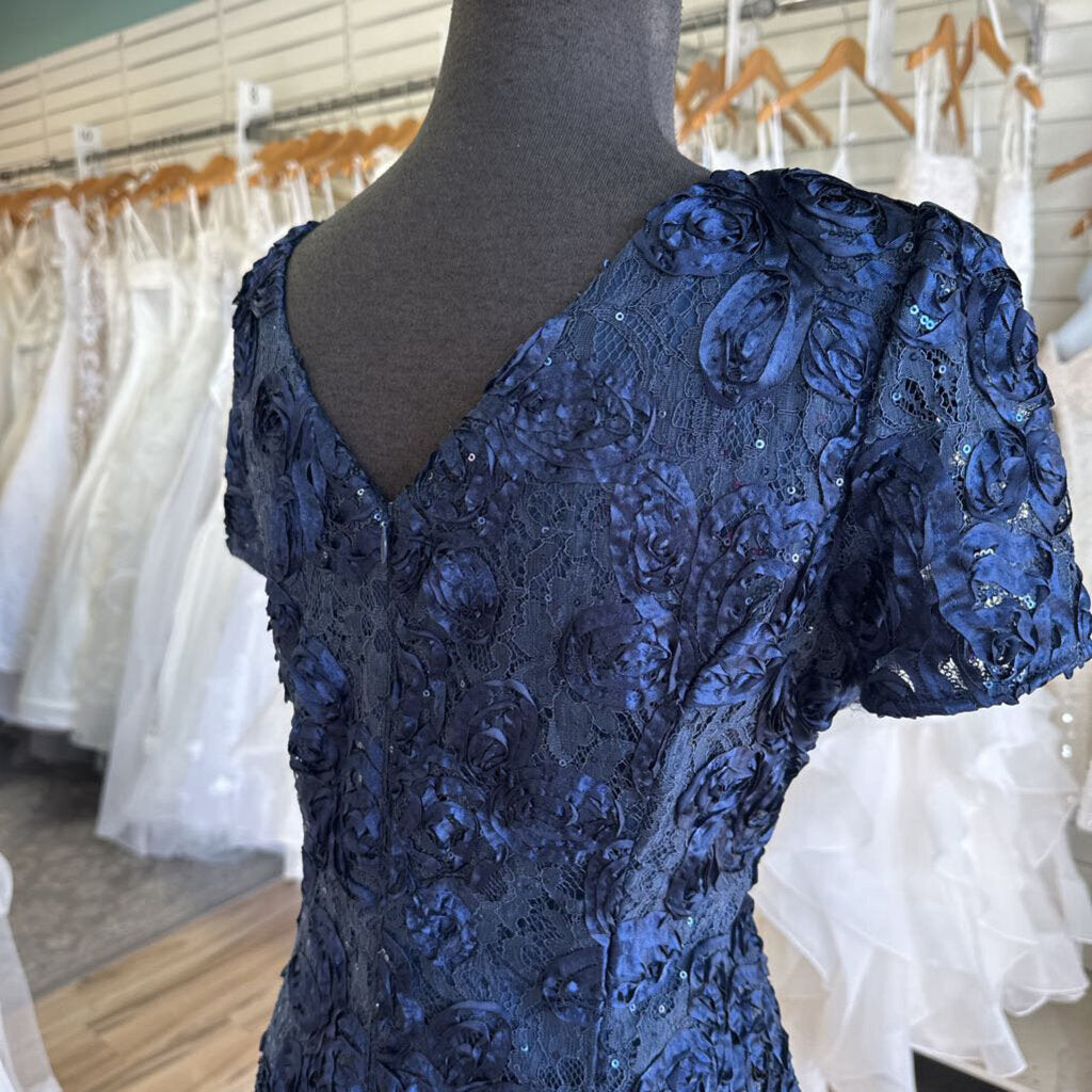 Alex Evenings Short Sleeve Lace Dress 16