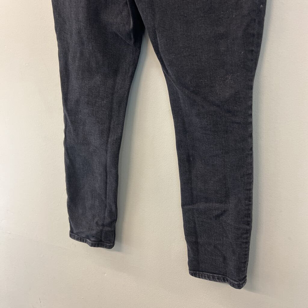 Agolde Black Distressed Skinny Leg Jeans 28