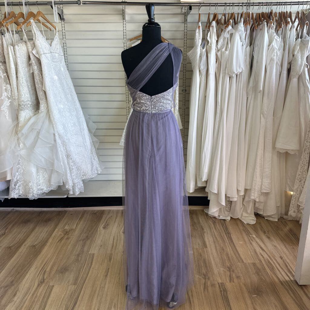 Hayley Paige Occasions One Shoulder Tulle Dress 10