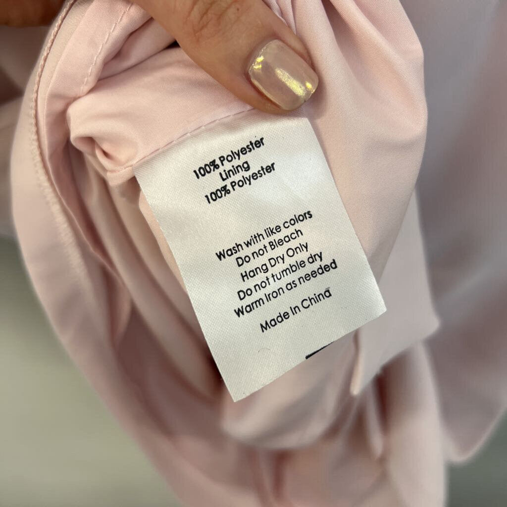 Rachel Parcell Light Pink Long Sleeve Dress Small