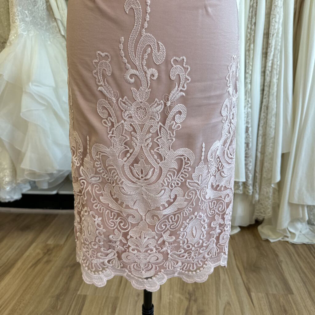 Chi Chi London Pink Lace Short Formal Dress 6