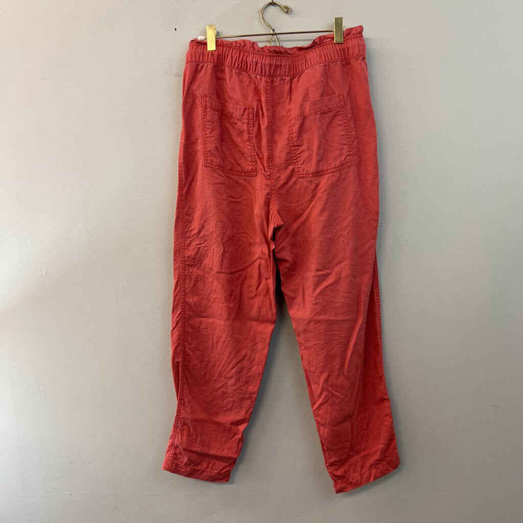 Loft Red Pull On Pants Small