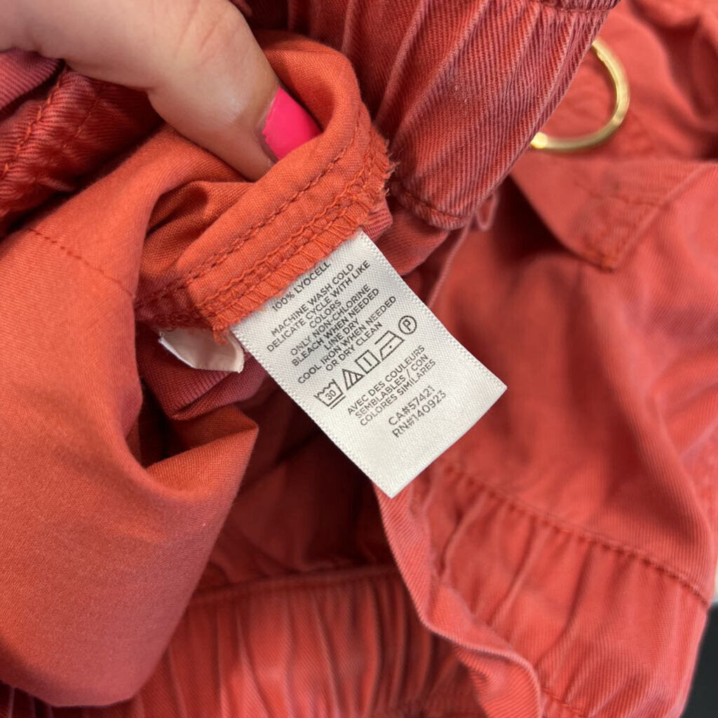 Loft Red Pull On Pants Small