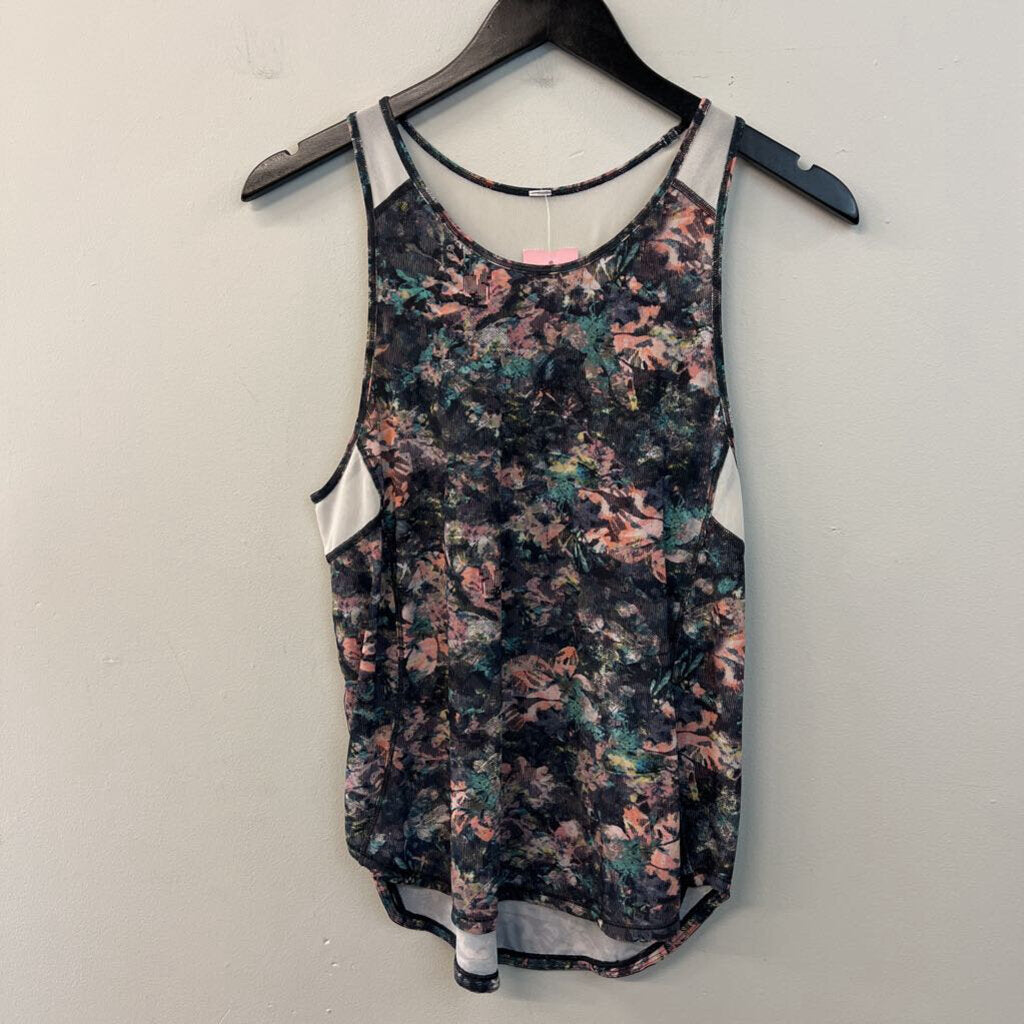 Lululemon Black/ Multi Print Sculpt Tank II Small
