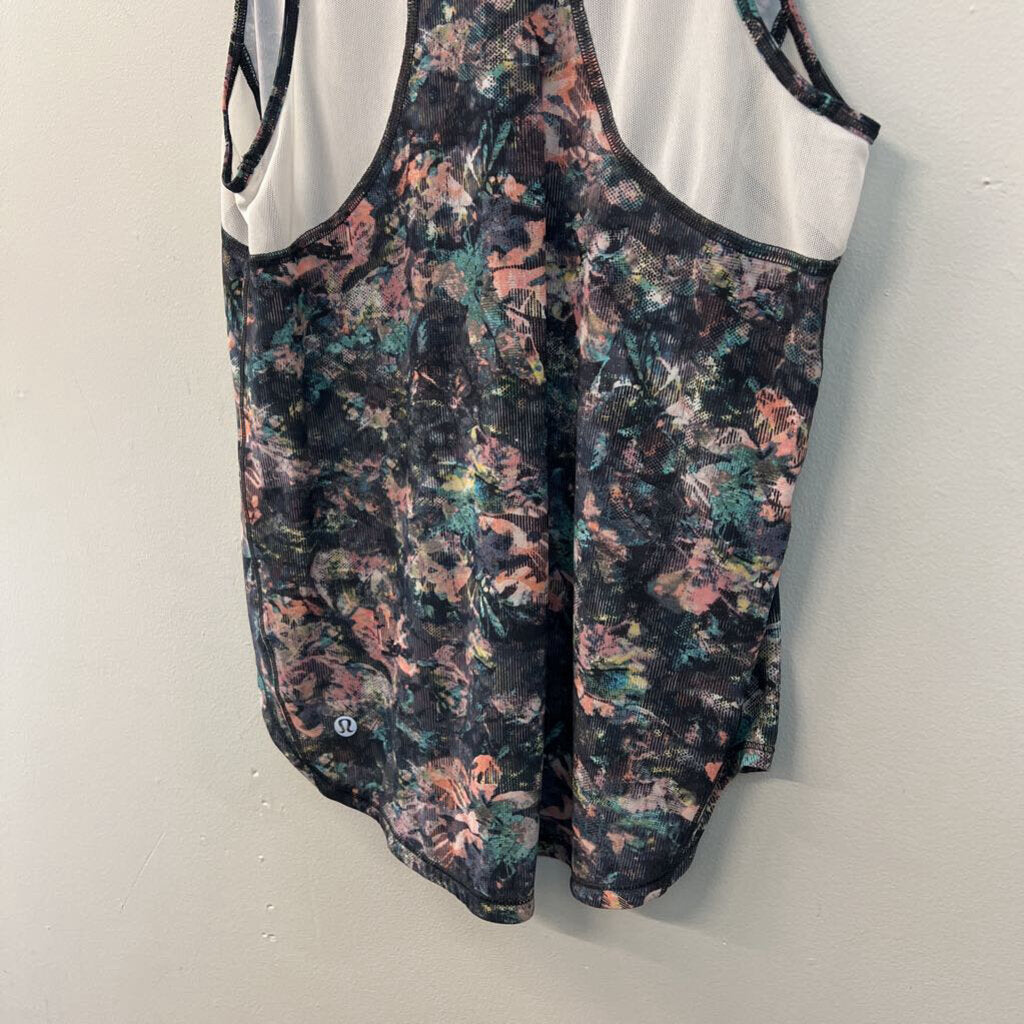 Lululemon Black/ Multi Print Sculpt Tank II Small