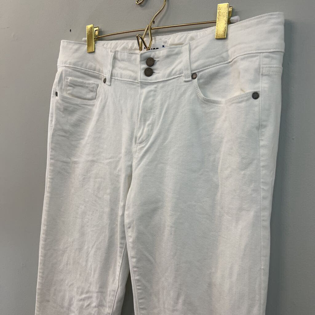 Paige White Denim Flare Jeans 32