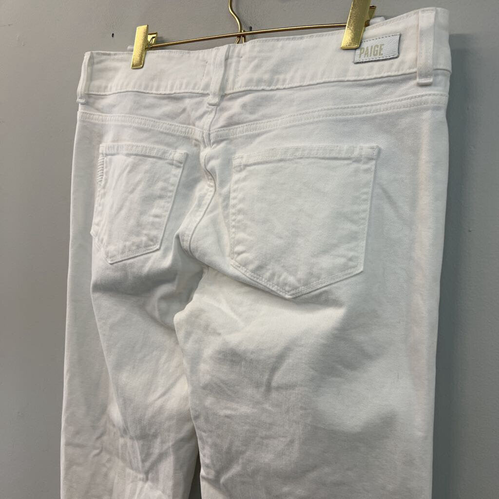 Paige White Denim Flare Jeans 32