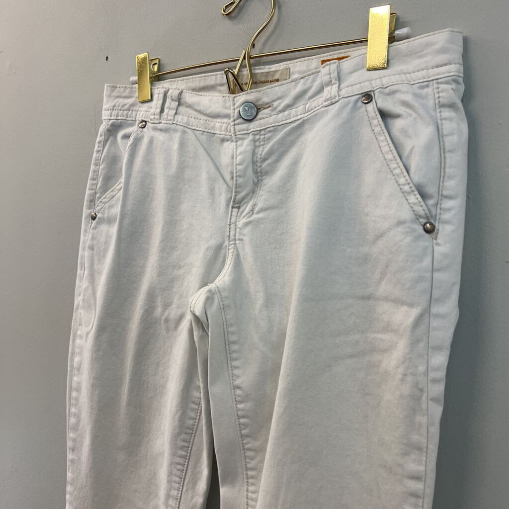 Pilcro White Straight Leg Jeans 26