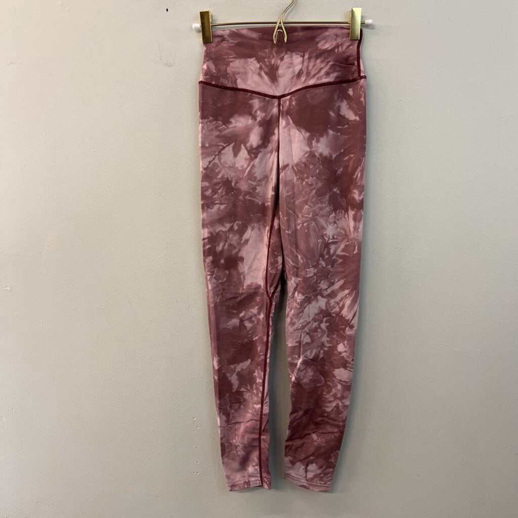 Vitality Purple Tie Dye Active Leggings Small