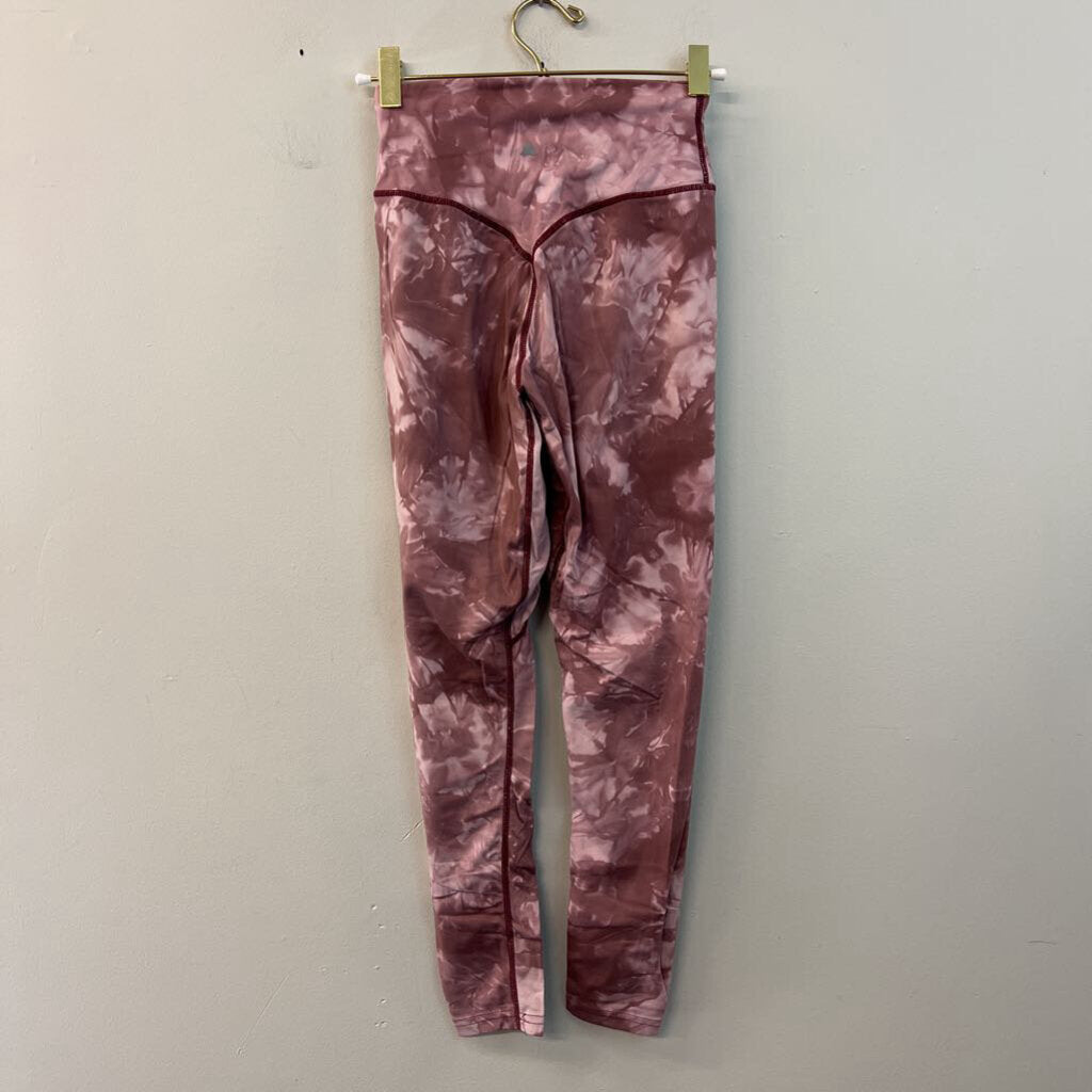 Vitality Purple Tie Dye Active Leggings Small