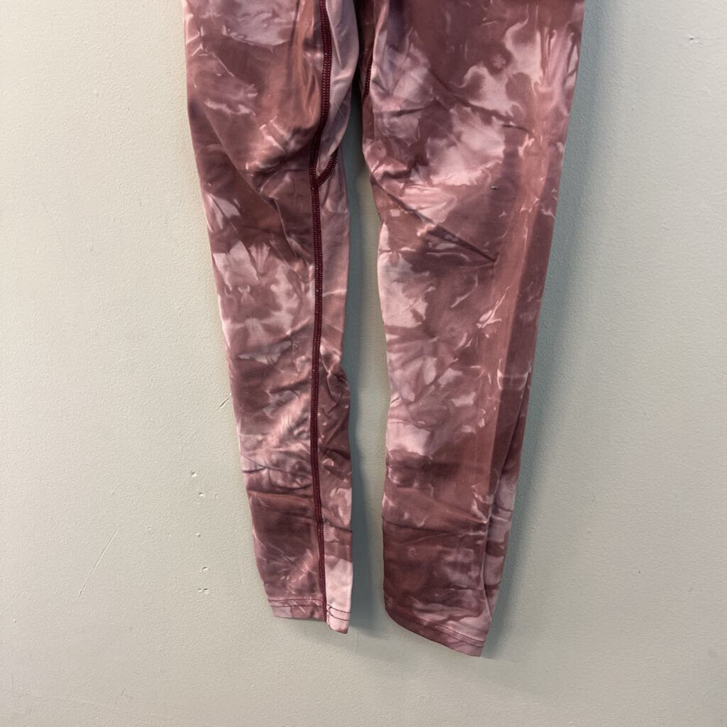 Vitality Purple Tie Dye Active Leggings Small