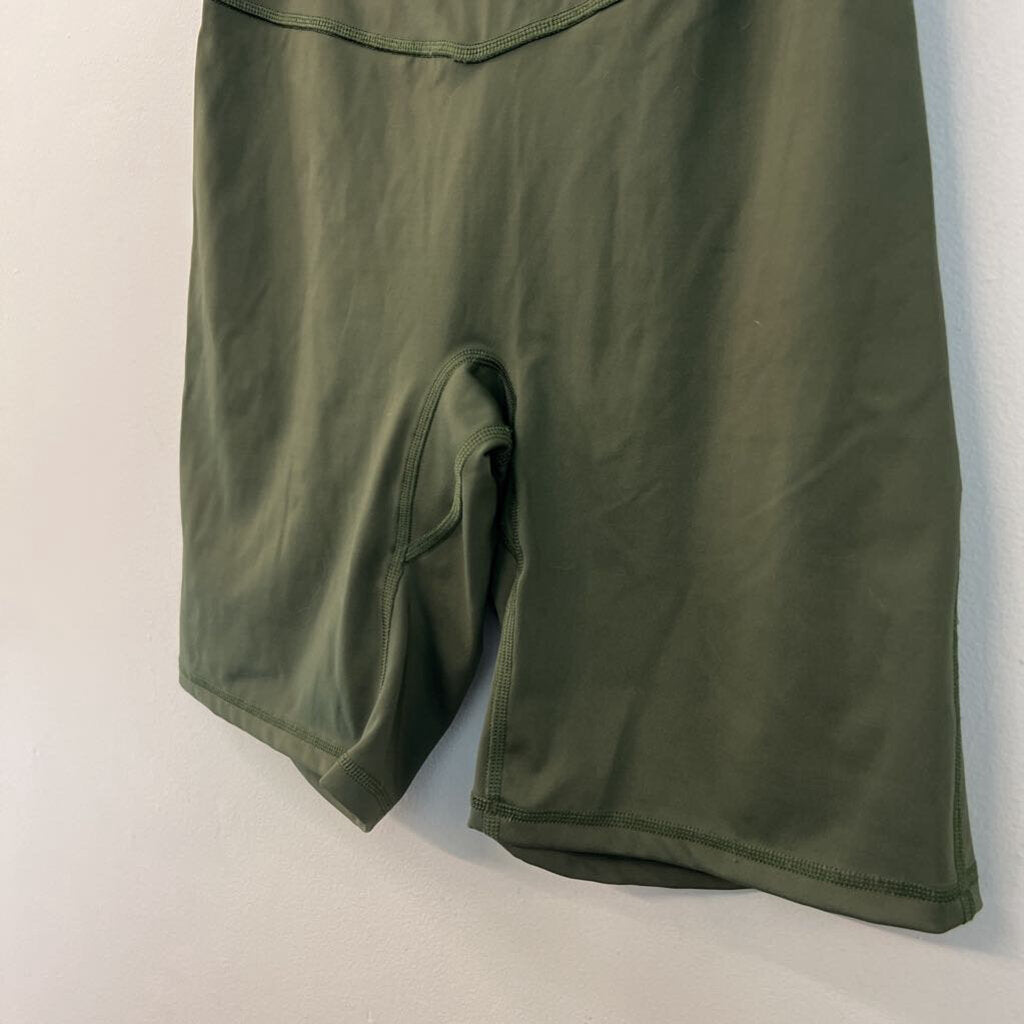 Gym Shark Dark Green Biker Shorts Small