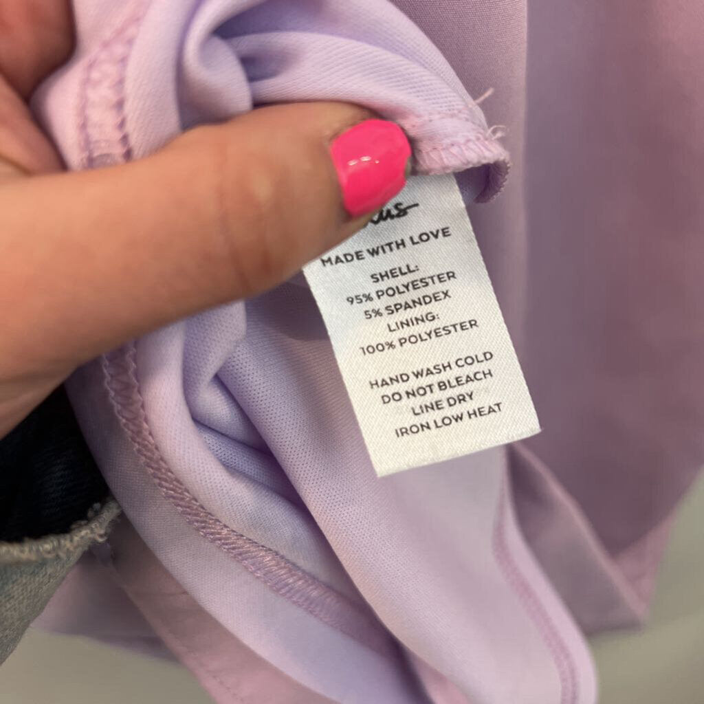 Lulus Purple High Neck Open Back Mini Dress Medium