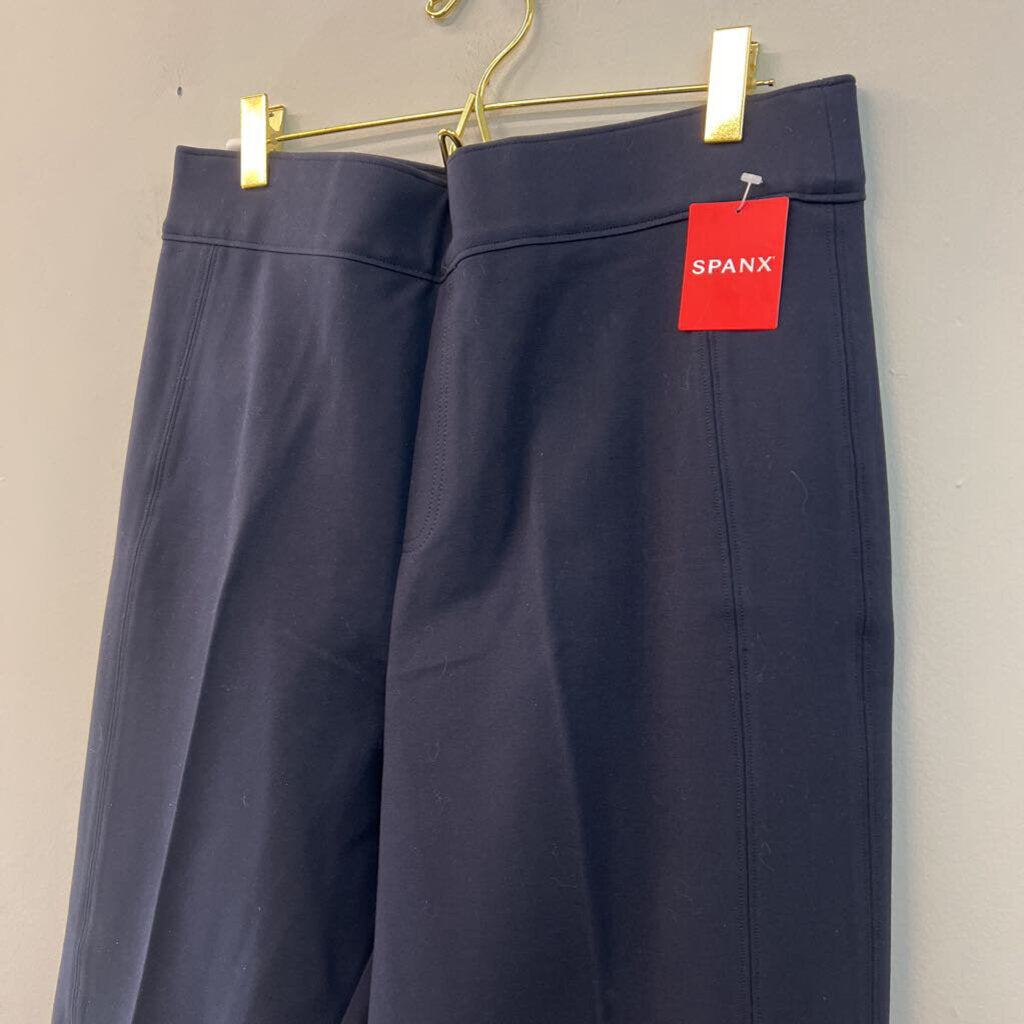 Spanx Classic Navy Slim Straight Pants Extra Large
