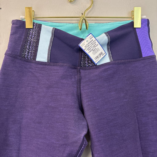 Lululemon Purple/ Multi Cropped Leggings 6
