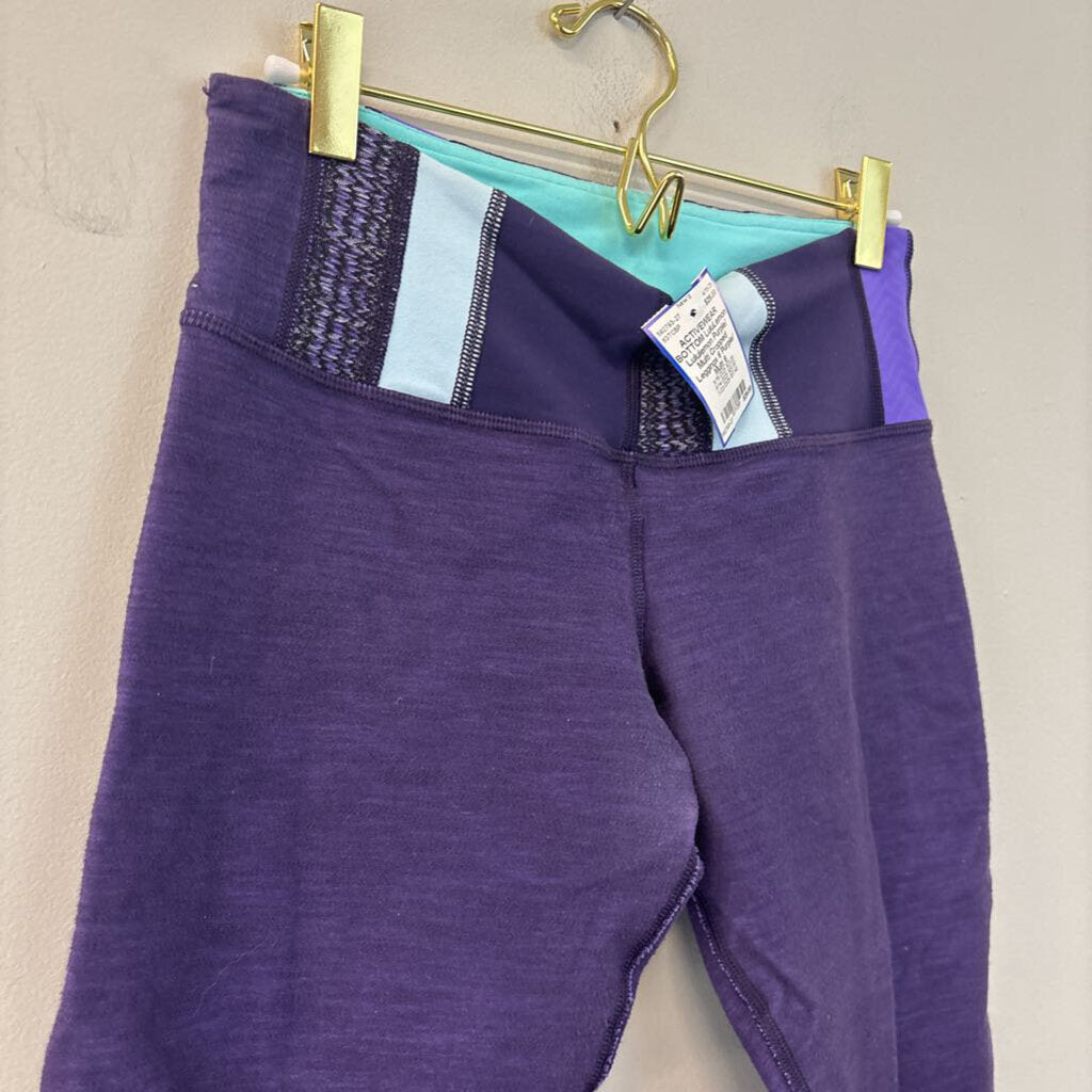Lululemon Purple/ Multi Cropped Leggings 6