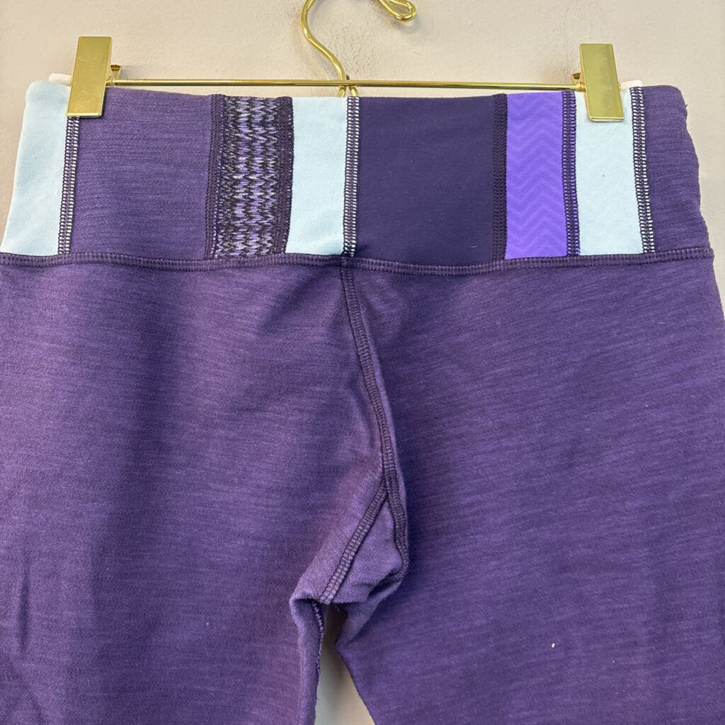 Lululemon Purple/ Multi Cropped Leggings 6
