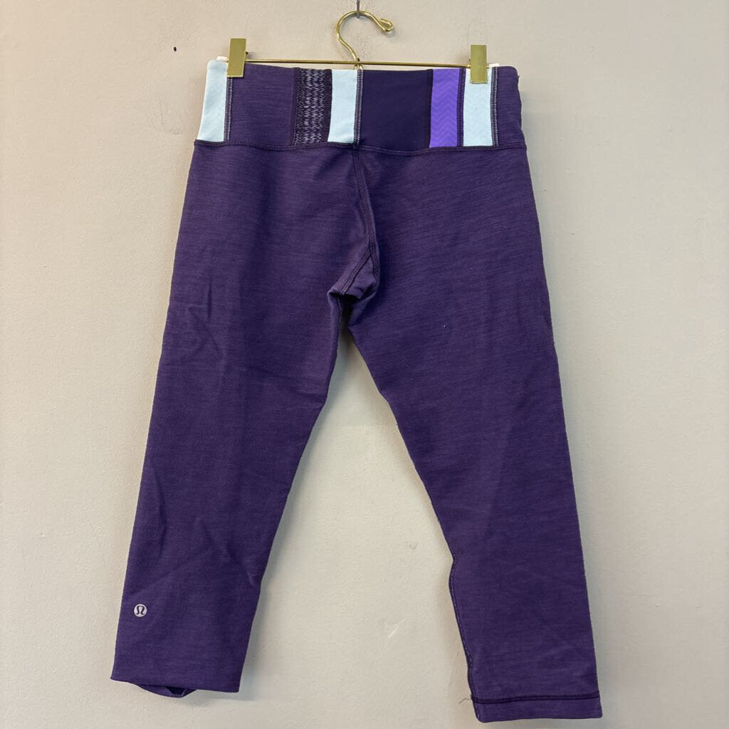 Lululemon Purple/ Multi Cropped Leggings 6