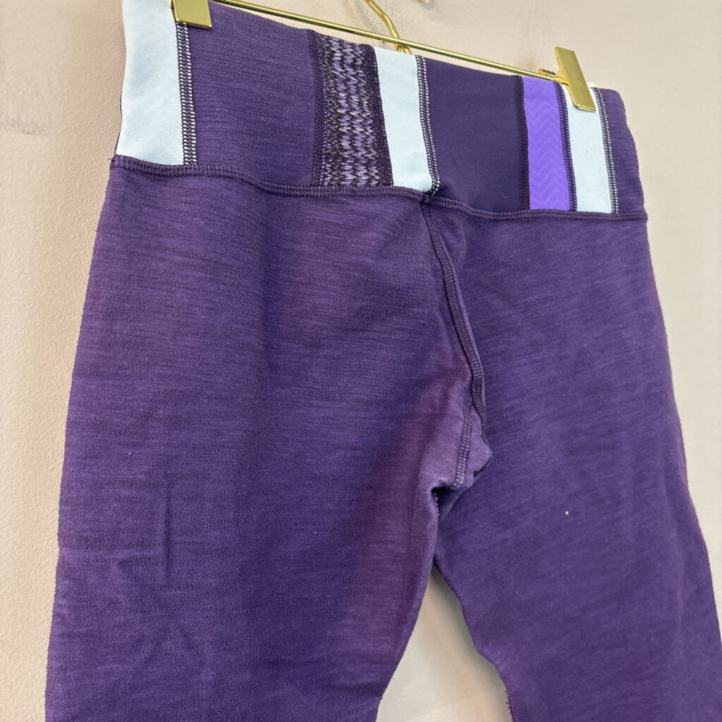 Lululemon Purple/ Multi Cropped Leggings 6