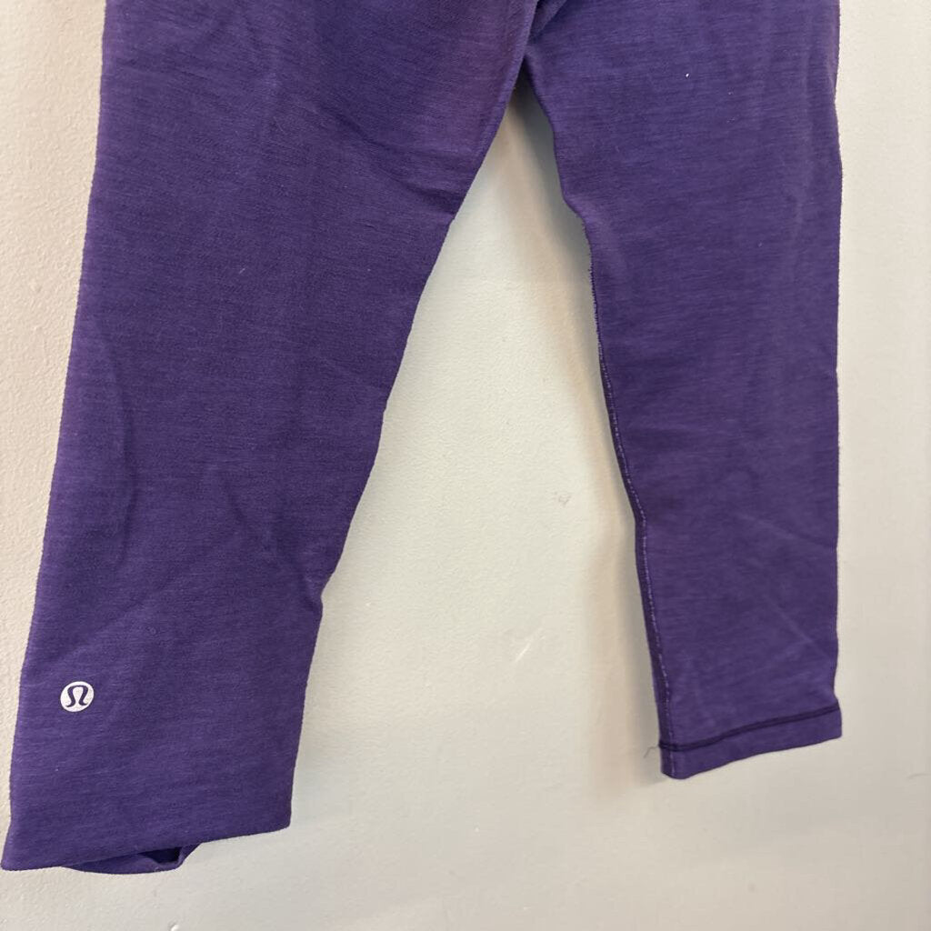 Lululemon Purple/ Multi Cropped Leggings 6